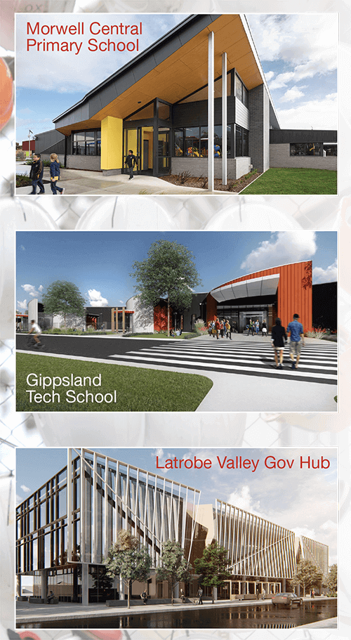Pictures of Labor's investments in the Valley for Mark Richards in the Morwell Electorate, Latrobe Valley as the Australian Labor Party (ALP) candidate
